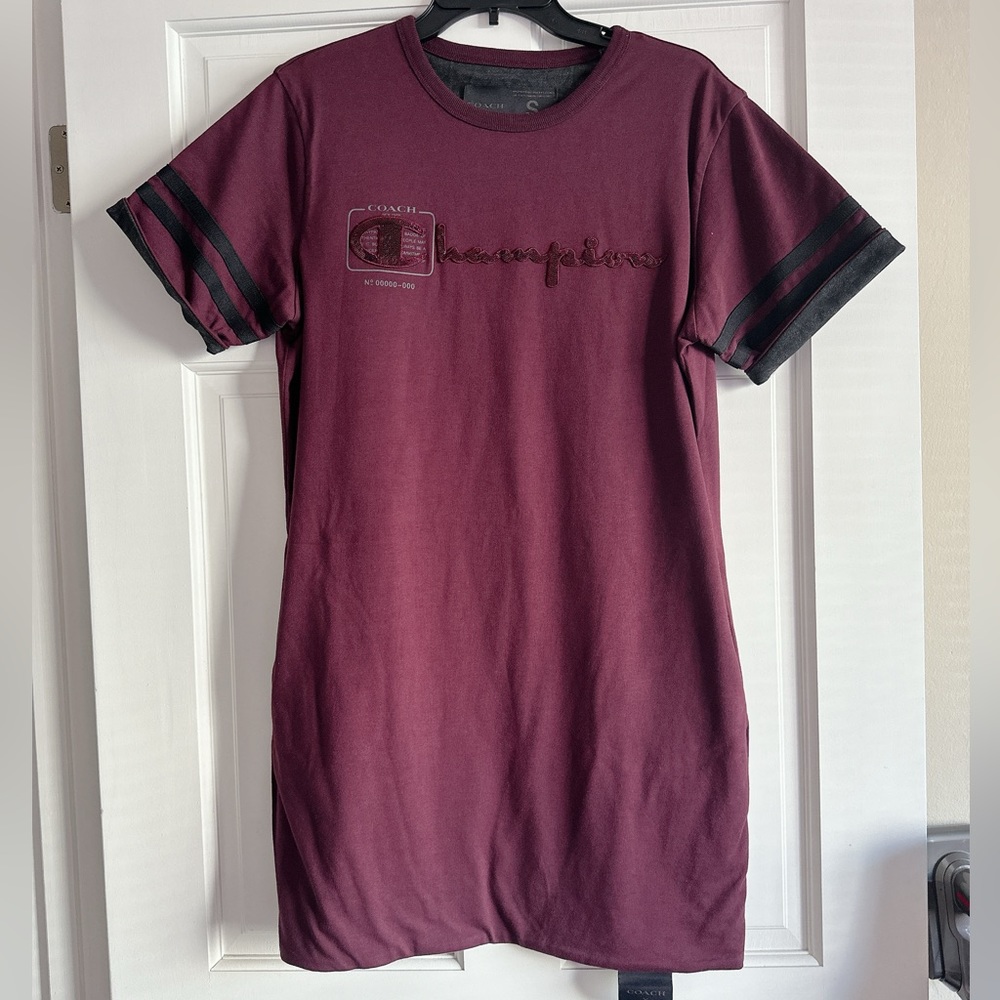 Coach champion collaboration reversible Tshirt dress